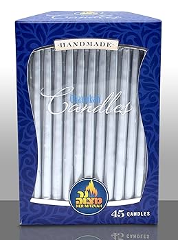 Amazon.com: Ner Mitzvah Dripless Chanukah Candles Standard
